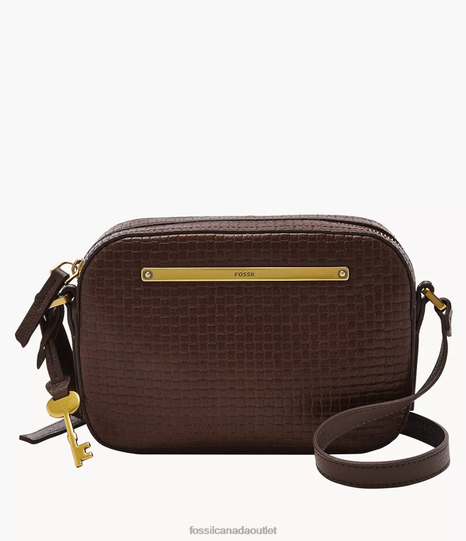 Fossil Bag Women Dark Brown Liza Camera Bag D2VPL561
