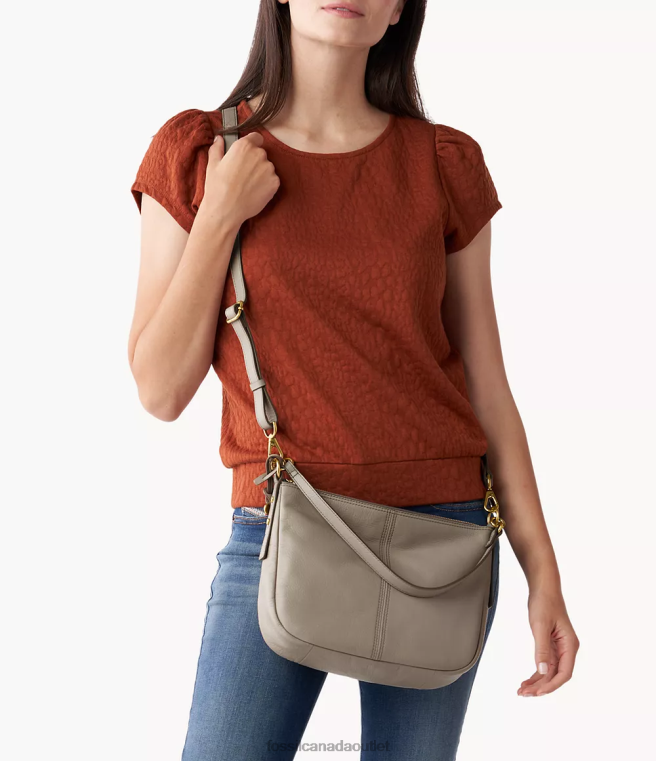 Fossil Bag Women Gray Jolie Crossbody D2VPL574