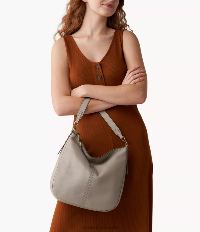 Fossil Bag Women Gray Jolie Hobo D2VPL664