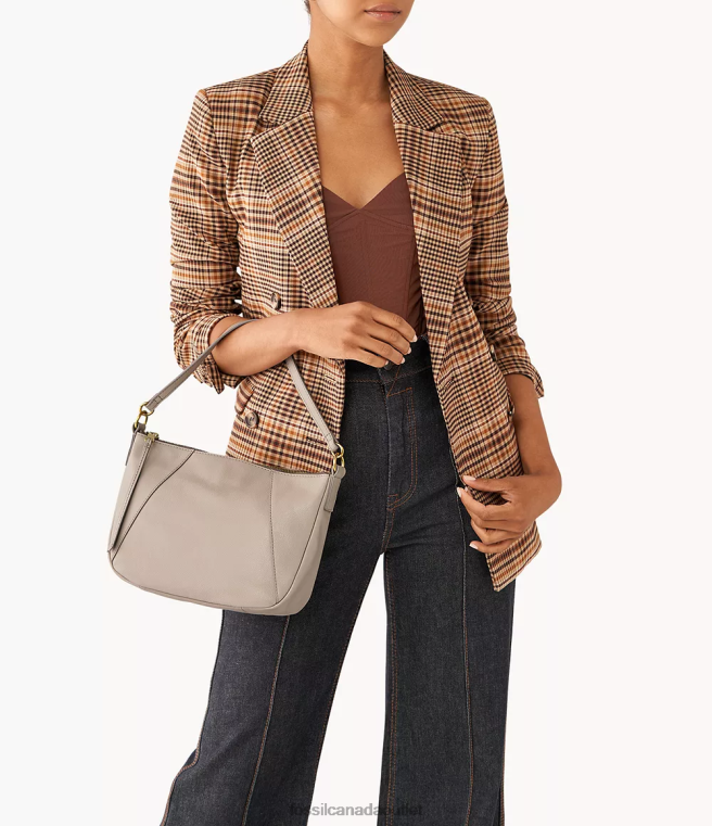 Fossil Bag Women Gray Skylar Crossbody D2VPL730