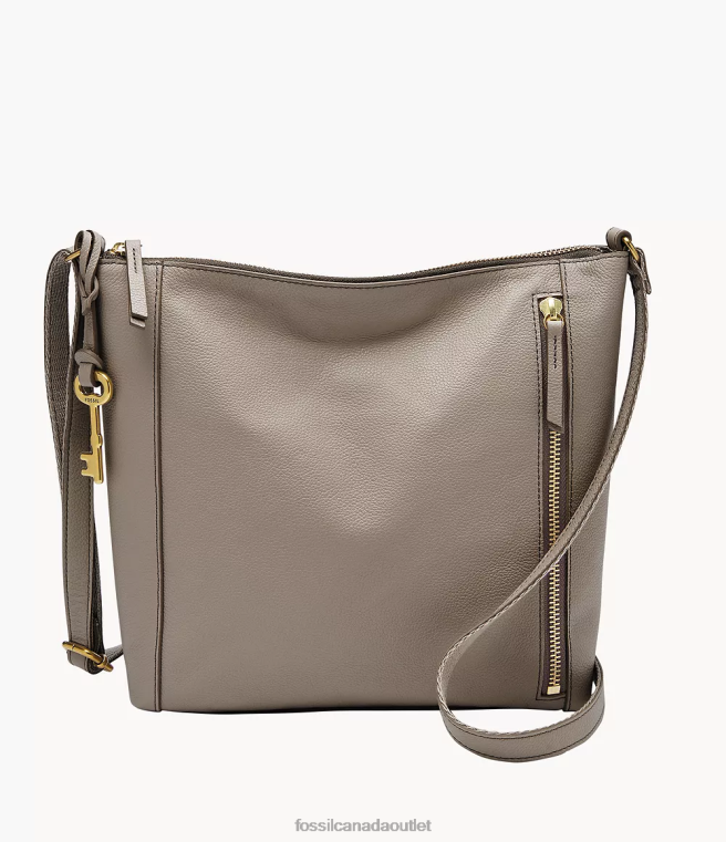 Fossil Bag Women Gray Tara Crossbody D2VPL536