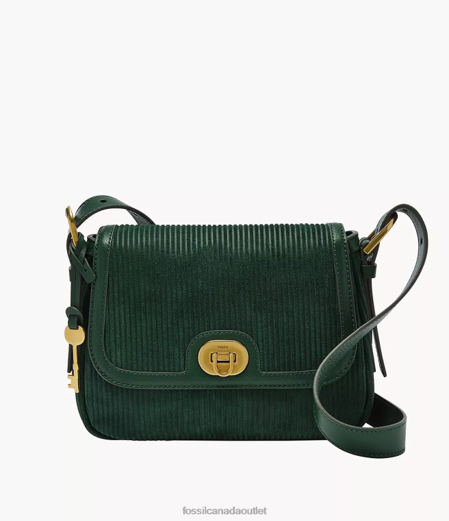Fossil Bag Women Green Harper Small Flap Crossbody D2VPL489