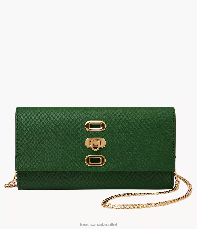 Fossil Bag Women Green Penrose Wallet Crossbody D2VPL300