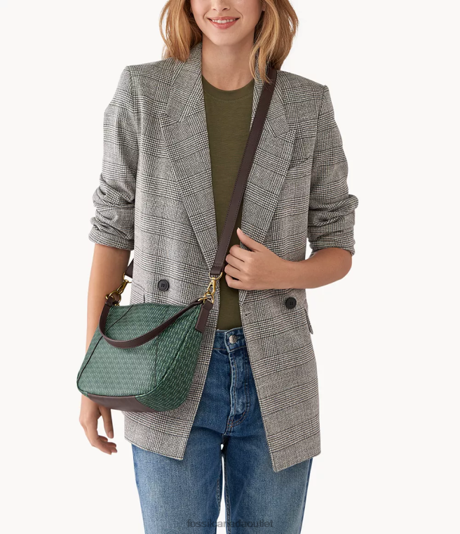 Fossil Bag Women Green Skylar Crossbody D2VPL619