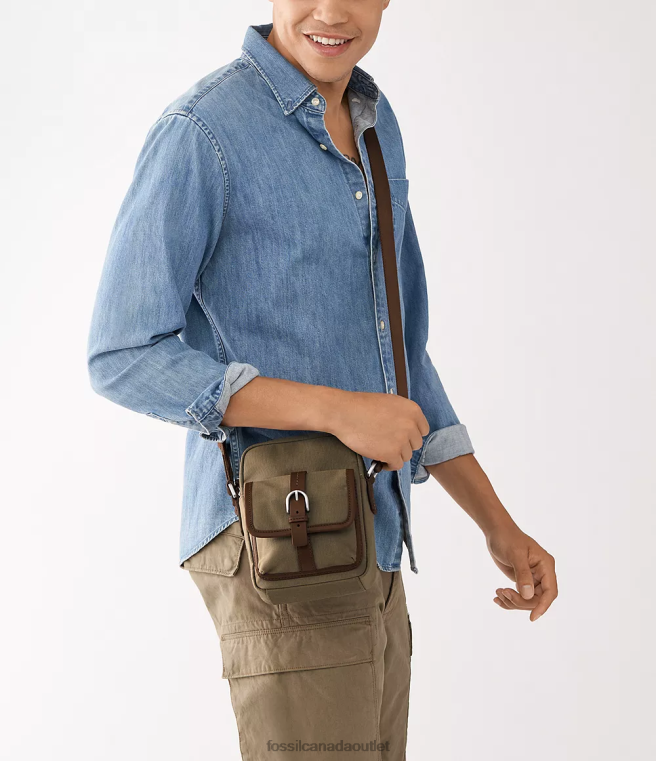 Fossil Bag Women Khaki Camden N/S Crossbody D2VPL1633