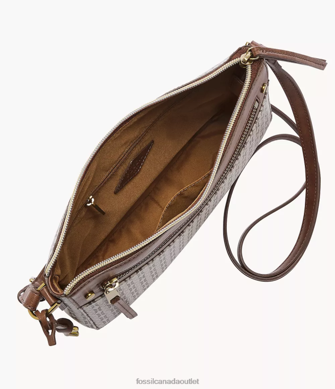 Fossil Bag Women Khaki Farrah Crossbody D2VPL403