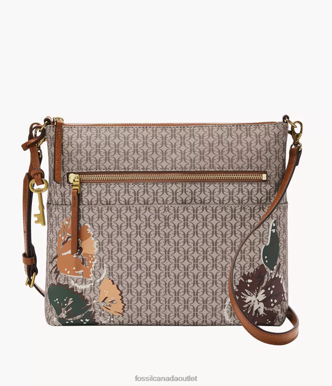 Fossil Bag Women Khaki Fiona Crossbody D2VPL417