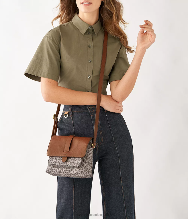 Fossil Bag Women Khaki Kinley Small Crossbody D2VPL684