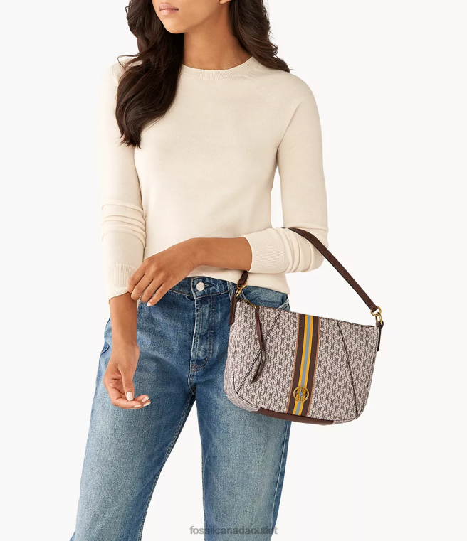 Fossil Bag Women Khaki Skylar Crossbody D2VPL474