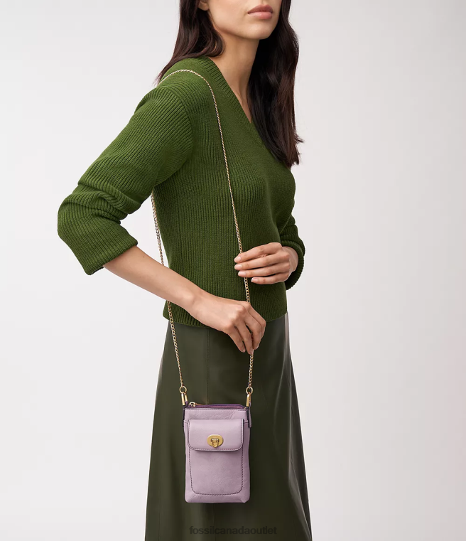 Fossil Bag Women Lavender Harper Crossbody D2VPL306