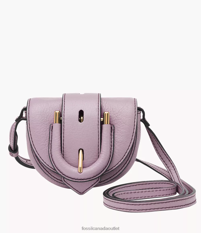 Fossil Bag Women Lavender Harwell Micro Flap Crossbody D2VPL355