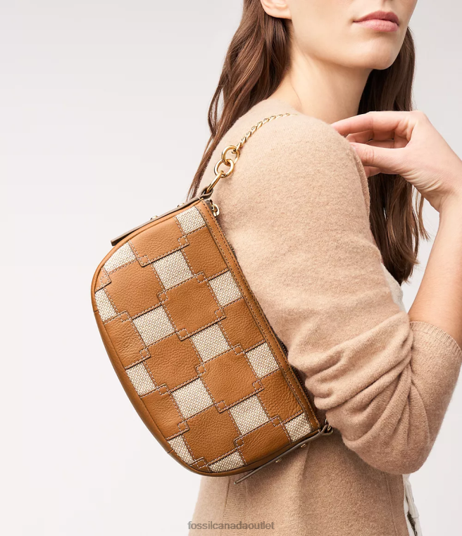 Fossil Bag Women Light Brown Jolie Baguette D2VPL326