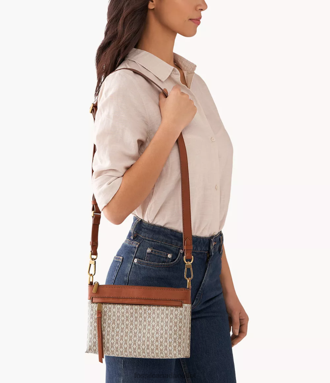 Fossil Bag Women Light Brown Kiera Small Crossbody D2VPL496