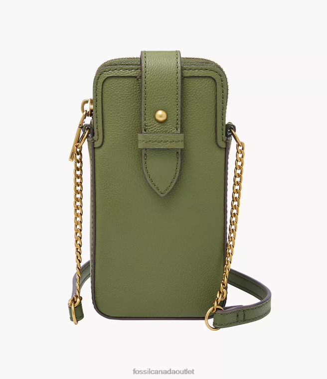 Fossil Bag Women Olive Lainie Phone Case Crossbody D2VPL528