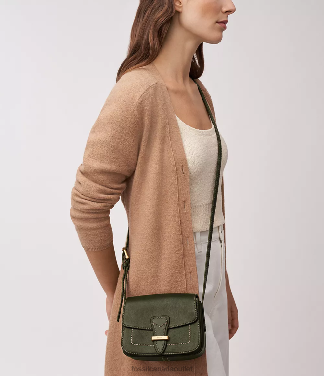 Fossil Bag Women Olive Tremont Small Flap Crossbody D2VPL345
