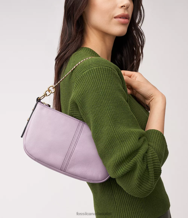 Fossil Bag Women Purple Jolie Baguette D2VPL350