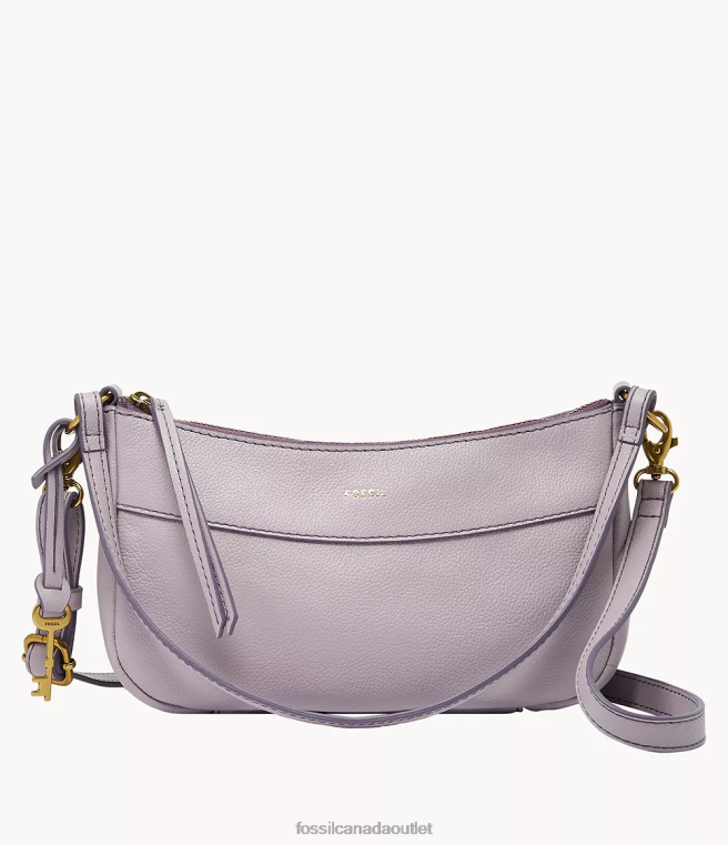 Fossil Bag Women Purple Skylar Baguette D2VPL527