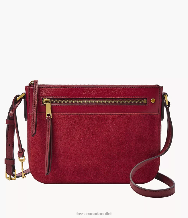 Fossil Bag Women Red Farrah Crossbody D2VPL473