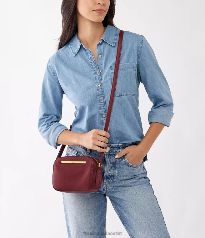 Fossil Bag Women Red Liza Camera Bag D2VPL402