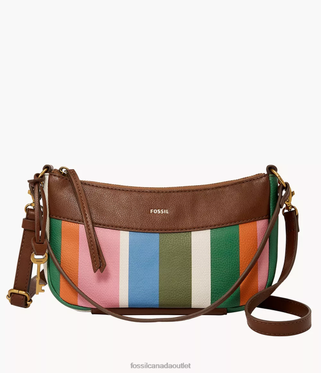 Fossil Bag Women Stripes Skylar Baguette D2VPL649