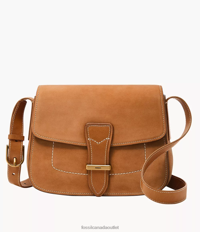 Fossil Bag Women Tan Tremont Flap Crossbody D2VPL319