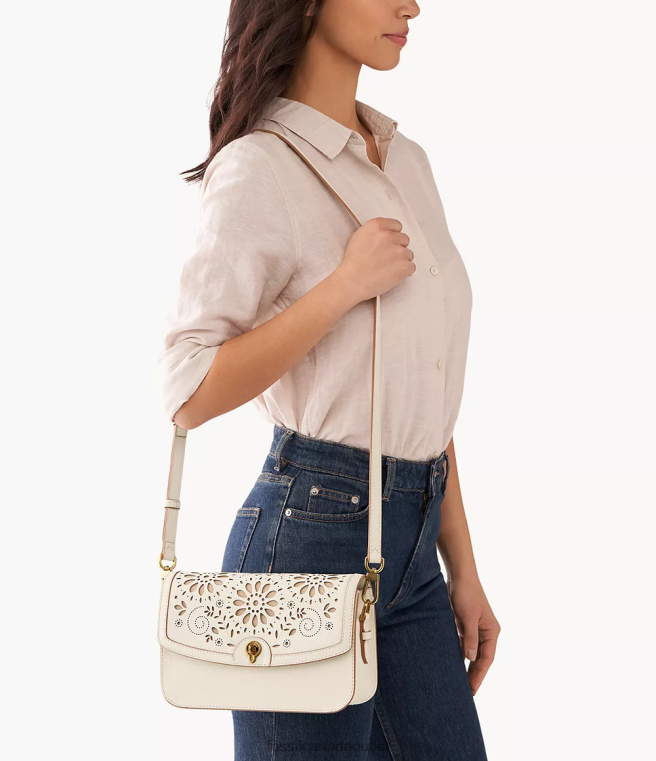 Fossil Bag Women White Ainsley Crossbody D2VPL414