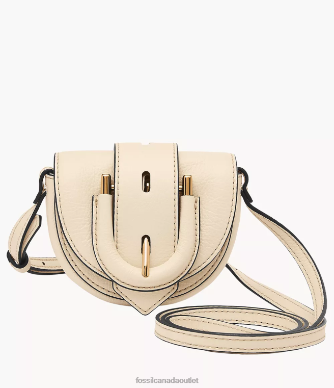Fossil Bag Women White Harwell Micro Flap Crossbody D2VPL331
