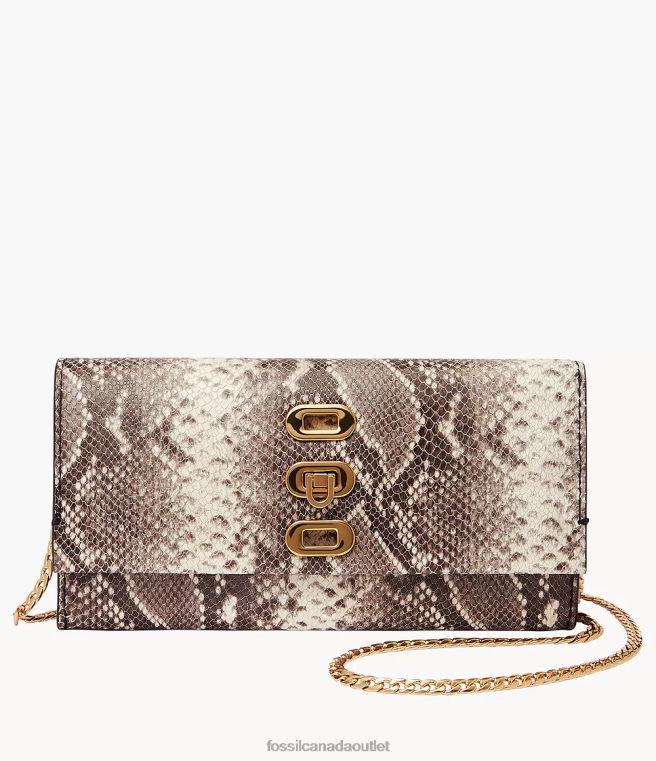Fossil Bag Women White Penrose Wallet Crossbody D2VPL298