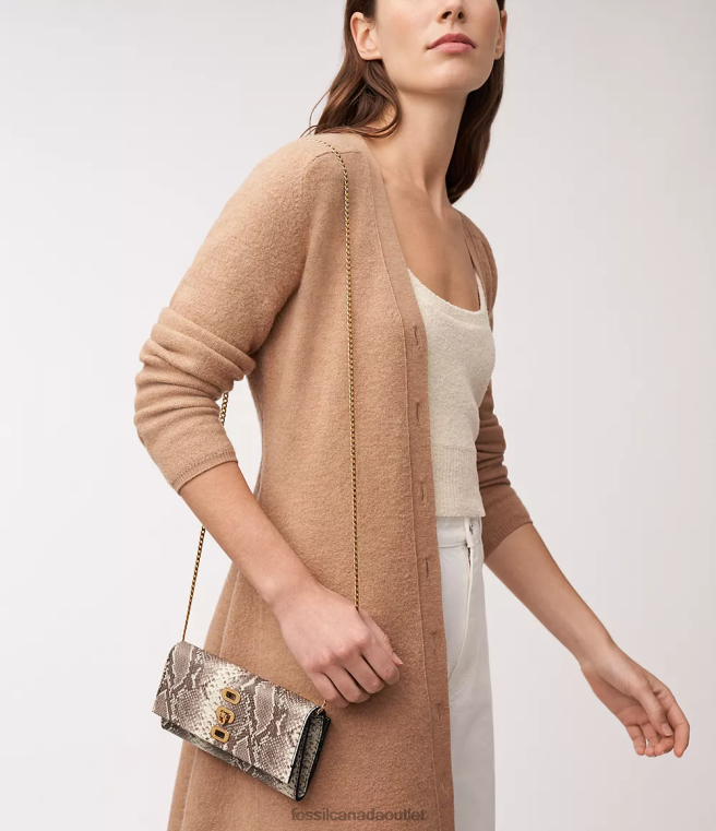 Fossil Bag Women White Penrose Wallet Crossbody D2VPL298