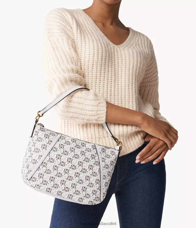 Fossil Bag Women White Skylar Crossbody D2VPL522