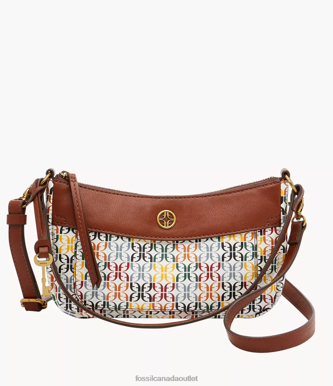 Fossil Bag Women White Skylar Mini Baguette D2VPL622