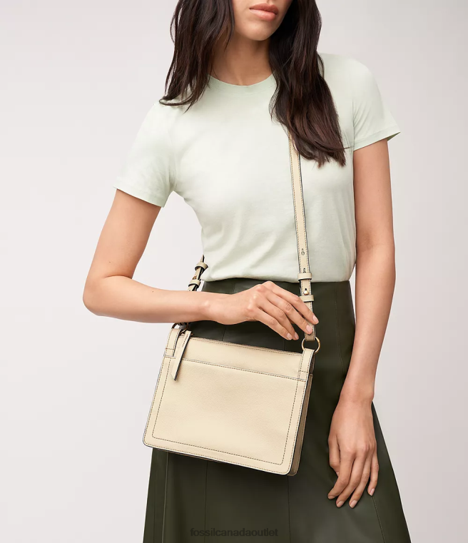 Fossil Bag Women White Taryn Crossbody D2VPL302