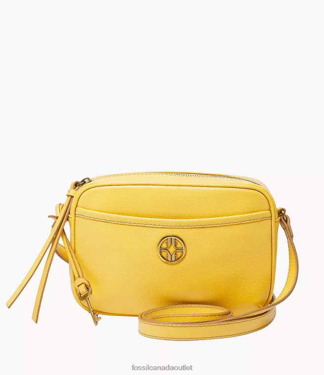 Fossil Bag Women Yellow Brennon Camera Bag D2VPL655