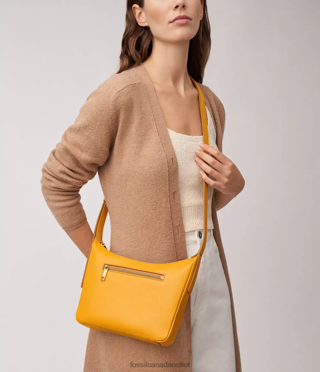 Fossil Bag Women Yellow Cecilia Small Crossbody D2VPL295