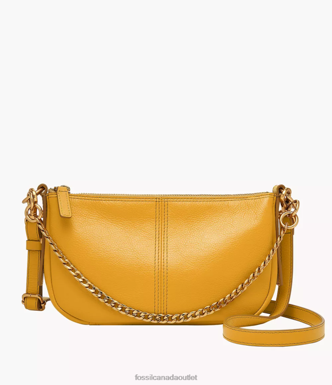 Fossil Bag Women Yellow Jolie Baguette D2VPL334