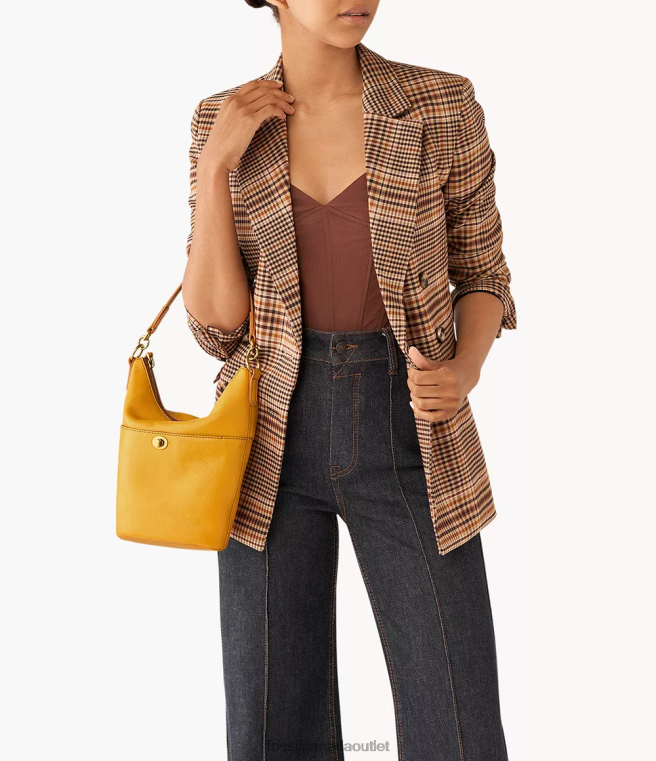 Fossil Bag Women Yellow Talulla Small Hobo D2VPL718