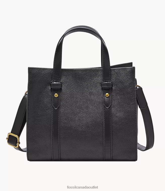 Fossil Bag Women Black Kingston Satchel D2VPL531