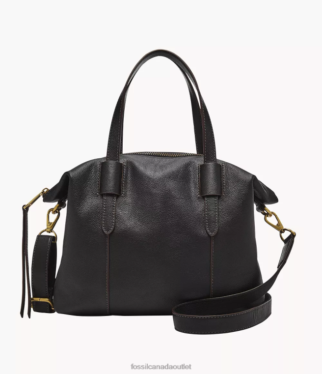 Fossil Bag Women Black Skylar Satchel D2VPL587