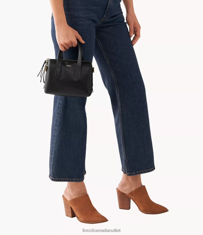 Fossil Bag Women Black Sydney Mini Satchel D2VPL727
