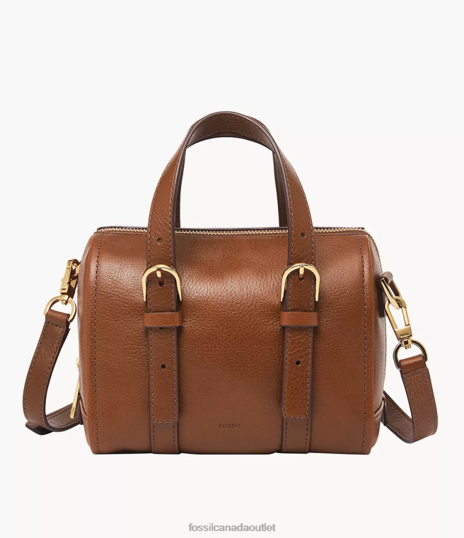 Fossil Bag Women Brown Carlie Mini Satchel D2VPL340