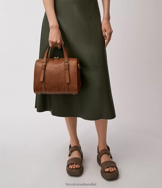 Fossil Bag Women Brown Carlie Satchel D2VPL396