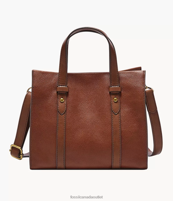 Fossil Bag Women Brown Kingston Satchel D2VPL477