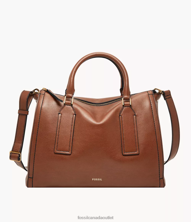 Fossil Bag Women Brown Parker Satchel D2VPL395