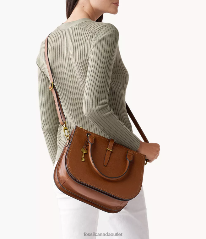 Fossil Bag Women Brown Ryder Satchel D2VPL637