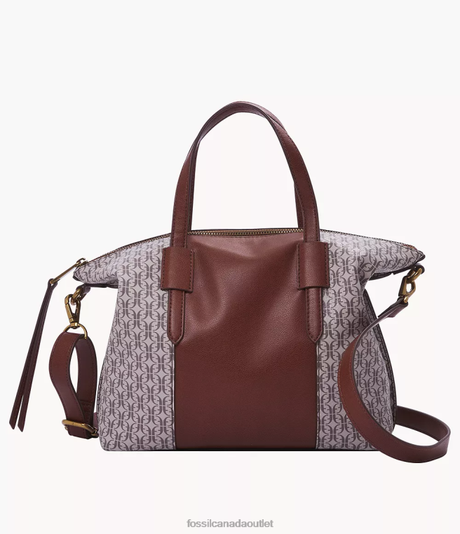 Fossil Bag Women Brown Skylar Satchel D2VPL629