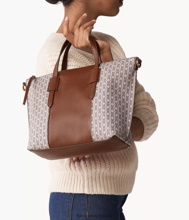 Fossil Bag Women Brown Skylar Satchel D2VPL629