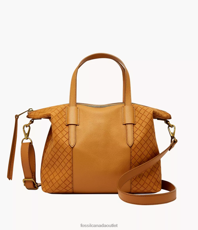 Fossil Bag Women Camel Skylar Satchel D2VPL595