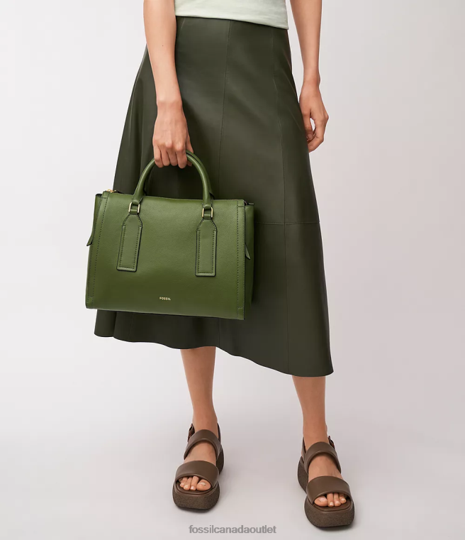 Fossil Bag Women Green Parker Satchel D2VPL349