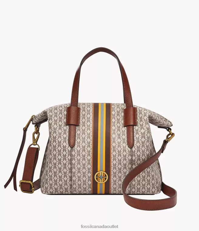 Fossil Bag Women Khaki Skylar Satchel D2VPL725