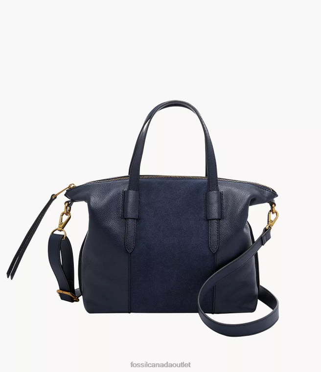 Fossil Bag Women Navy Skylar Satchel D2VPL478